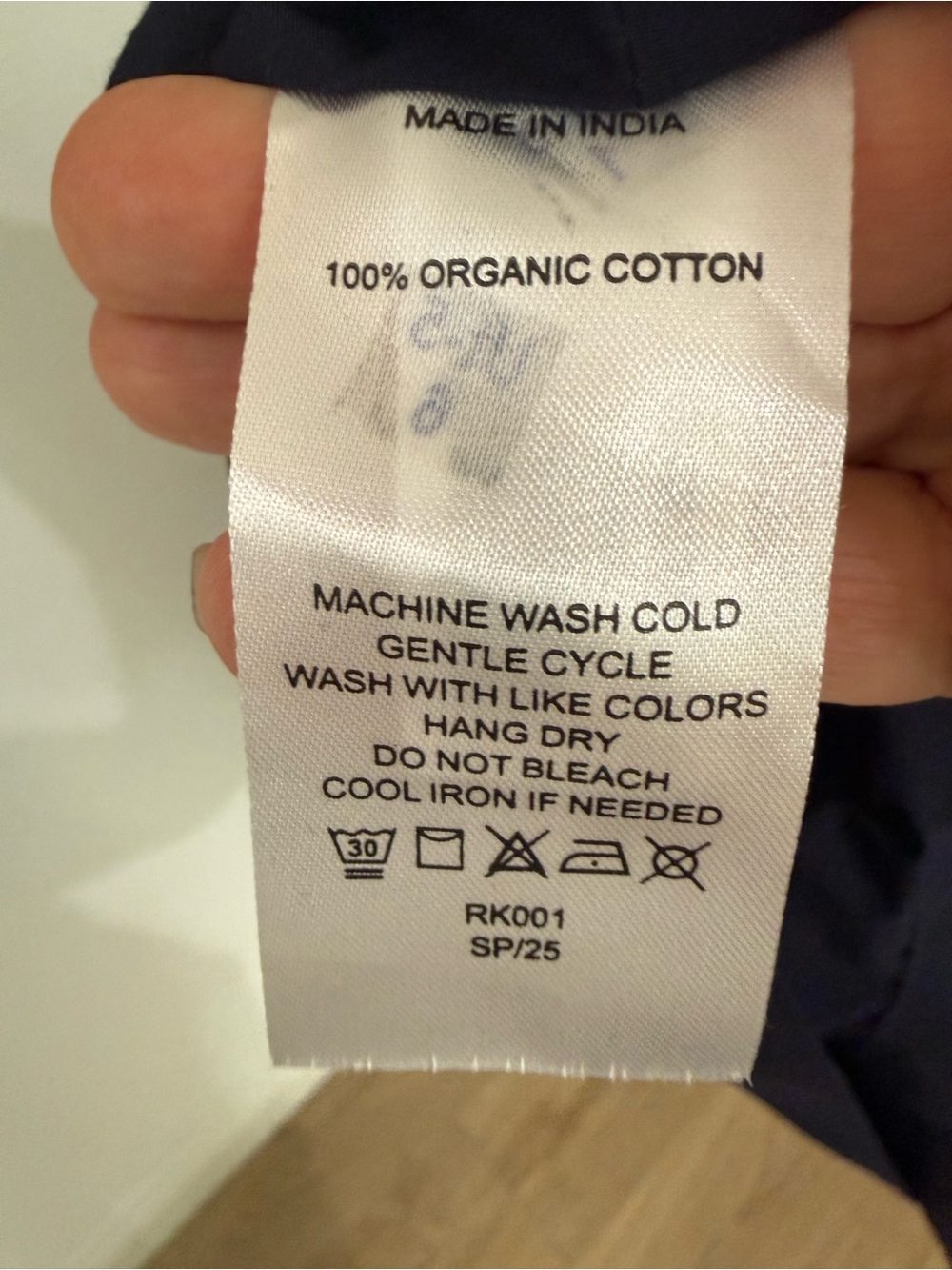 Quince Organic Cotton Poplin Tiered Maxi Dress Navy Size Large - Picture 7 of 8